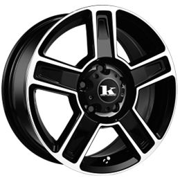 King Corsa Gloss Black w/machined face