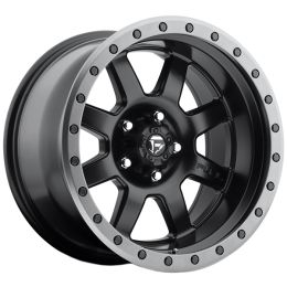 Fuel Trophy D551 Matte Black w/anthracite ring