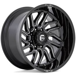 Fuel Hurricane D807 Gloss Black Milled