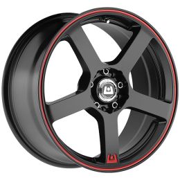 Motegi Racing MR116 Matte Black w/red racing stripe