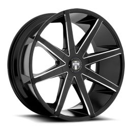 DUB Push S109 Gloss Black Milled