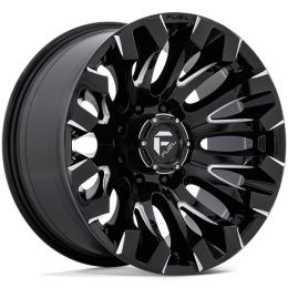 Fuel Quake D828 Gloss Black Milled