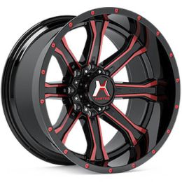 Hartes Metal Strike Black Machined Face with red tint