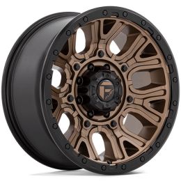 Fuel Traction D826 Matte Bronze w/black ring