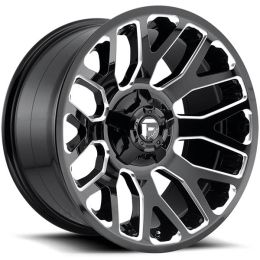 Fuel Warrior D623 Gloss Black Milled